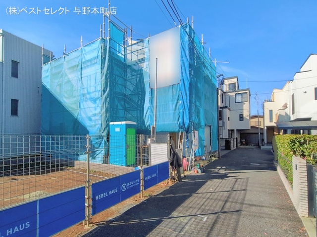 埼玉県さいたま市浦和区大東１丁目の新築戸建てシート写真 2026年2月26日撮影