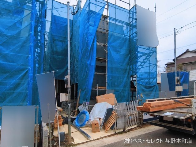 埼玉県さいたま市南区大字太田窪の新築戸建てシート写真 2026年3月1日撮影