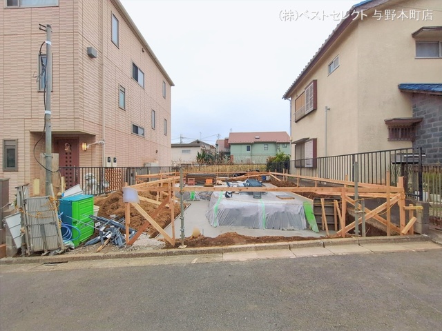 埼玉県さいたま市中央区鈴谷8丁目の新築戸建て基礎写真 2026年1月6日撮影