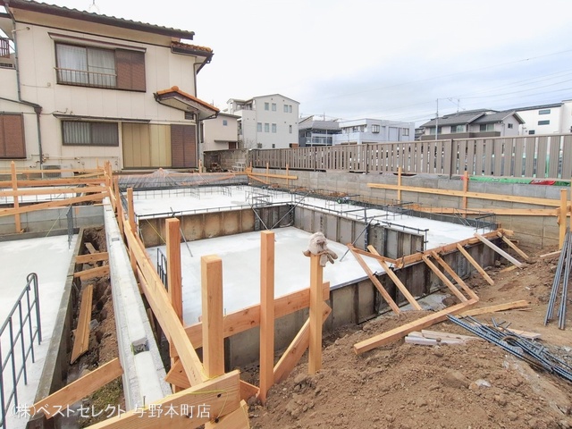 埼玉県さいたま市中央区本町東5丁目の新築戸建て基礎写真 2026年2月23日撮影
