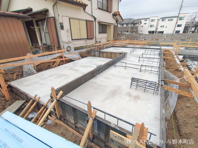 埼玉県さいたま市中央区本町東5丁目の新築戸建て基礎写真 2026年2月23日撮影