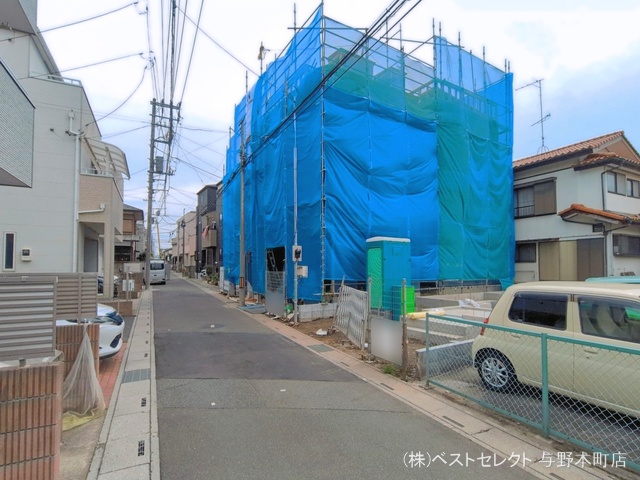 埼玉県さいたま市中央区本町東５丁目の新築戸建て上棟写真 2026年4月8日撮影