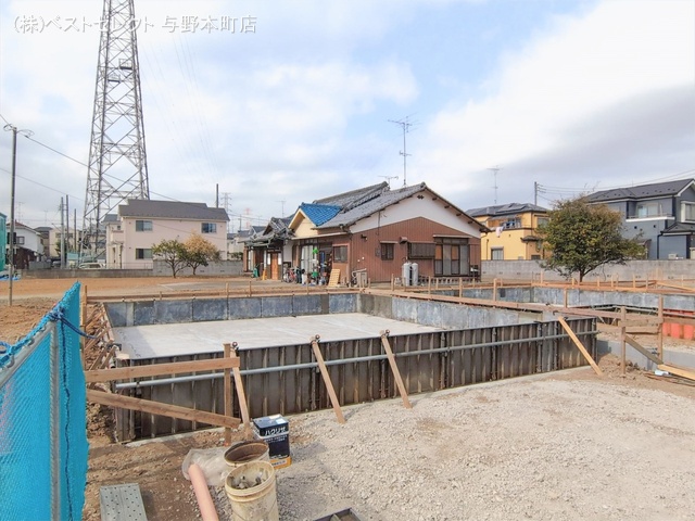 埼玉県さいたま市南区松本２丁目の新築戸建て基礎写真 2026年2月23日撮影