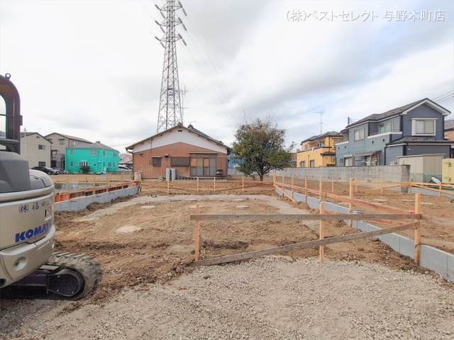 埼玉県さいたま市南区松本２丁目の新築戸建て基礎写真 2026年2月23日撮影