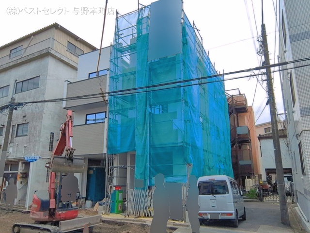 埼玉県さいたま市南区鹿手袋１丁目の新築戸建てシート写真 2026年4月12日撮影