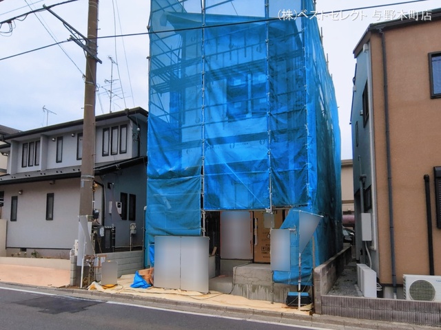 埼玉県さいたま市中央区大戸１丁目の新築戸建てシート写真 2026年3月1日撮影