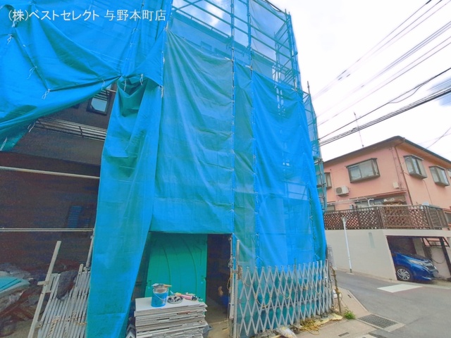 埼玉県さいたま市中央区本町東４丁目の新築戸建てシート写真 2026年4月14日撮影