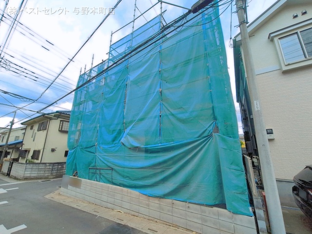 埼玉県さいたま市中央区本町東４丁目の新築戸建てシート写真 2026年4月14日撮影