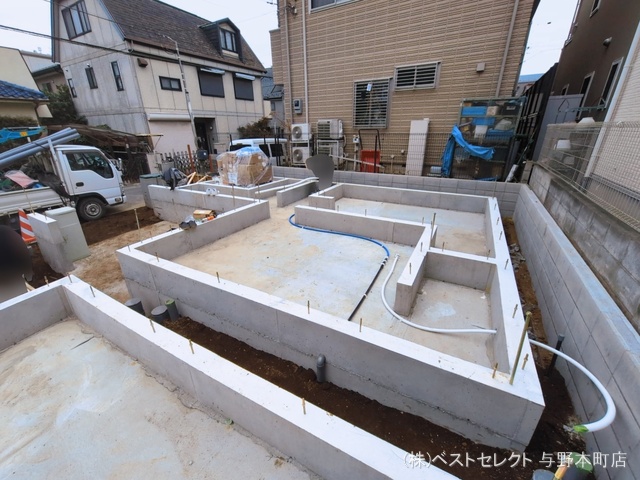 埼玉県さいたま市中央区本町東４丁目の新築戸建て基礎写真 2026年3月1日撮影