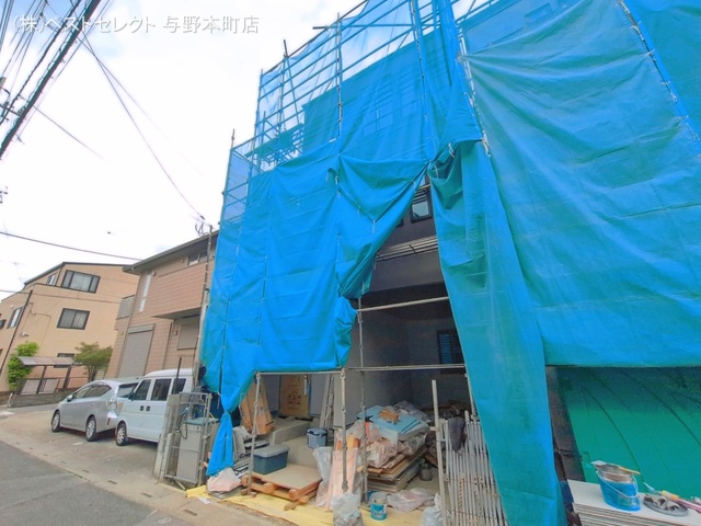 埼玉県さいたま市中央区本町東４丁目の新築戸建てシート写真 2026年4月14日撮影