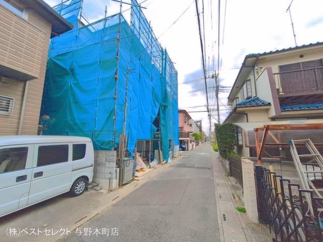 埼玉県さいたま市中央区本町東４丁目の新築戸建てシート写真 2026年4月14日撮影