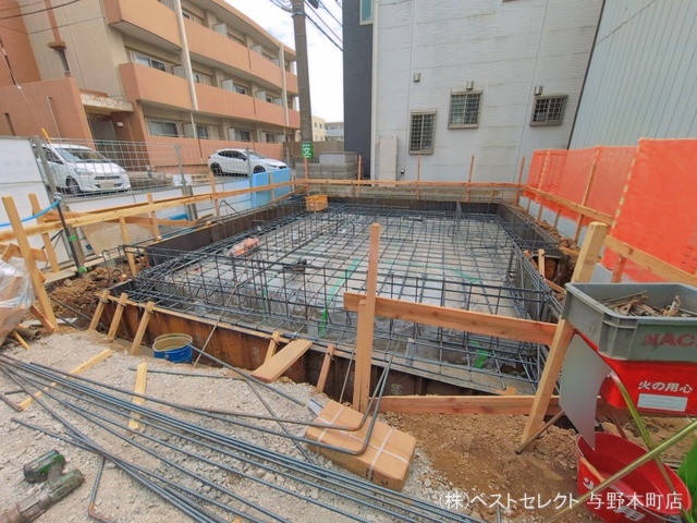 埼玉県さいたま市南区四谷1丁目の新築戸建て基礎写真 2026年3月22日撮影