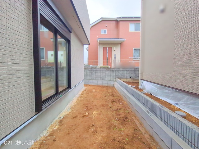 千葉県柏市増尾４丁目の新築戸建て外構写真 2025年5月1日撮影