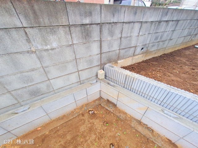 千葉県柏市増尾４丁目の新築戸建て外構写真 2025年5月1日撮影