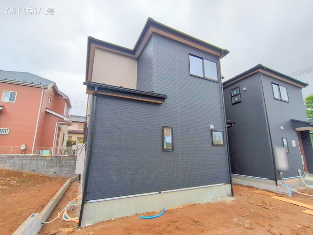 千葉県柏市増尾４丁目の新築戸建て外構写真 2025年5月1日撮影