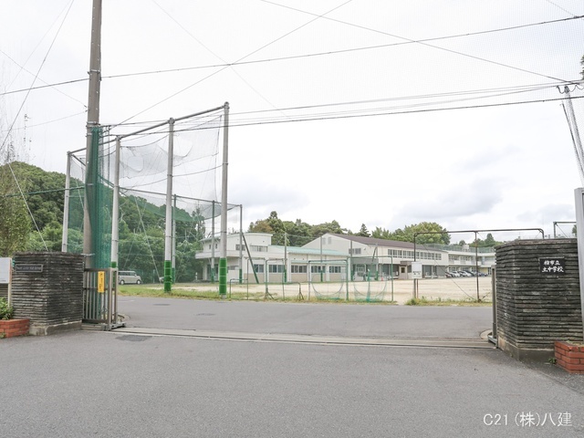 柏市立土中学校　距離850m