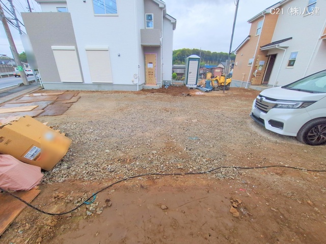 千葉県柏市増尾４丁目の新築戸建て外構写真 2025年5月1日撮影