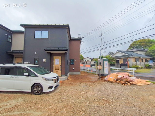 千葉県柏市増尾４丁目の新築戸建て外構写真 2025年5月1日撮影