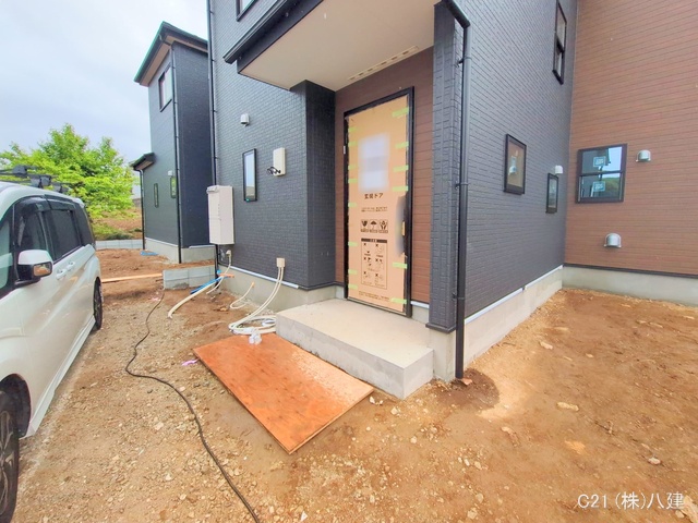 千葉県柏市増尾４丁目の新築戸建て外構写真 2025年5月1日撮影