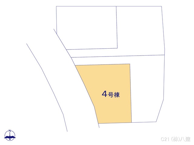 千葉県柏市増尾４丁目の新築戸建て全体区画図 ※図面と異なる場合は現況を優先