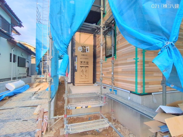 千葉県柏市松葉町６丁目の未入居 戸建てシート写真 2025年2月11日撮影