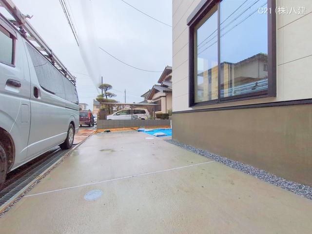 千葉県柏市松葉町６丁目の未入居 戸建て外構写真 2025年3月4日撮影