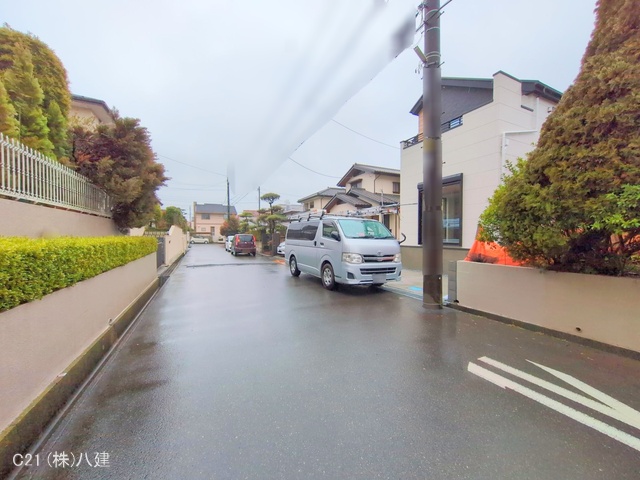 千葉県柏市松葉町６丁目の未入居 戸建て外構写真 2025年3月4日撮影