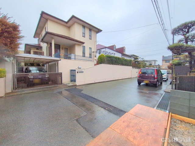 千葉県柏市松葉町６丁目の未入居 戸建て外構写真 2025年3月4日撮影