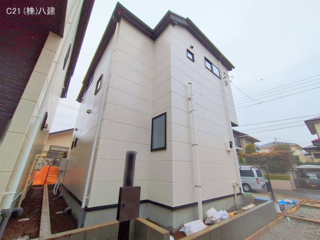 千葉県柏市松葉町６丁目の未入居 戸建て外構写真 2025年3月4日撮影