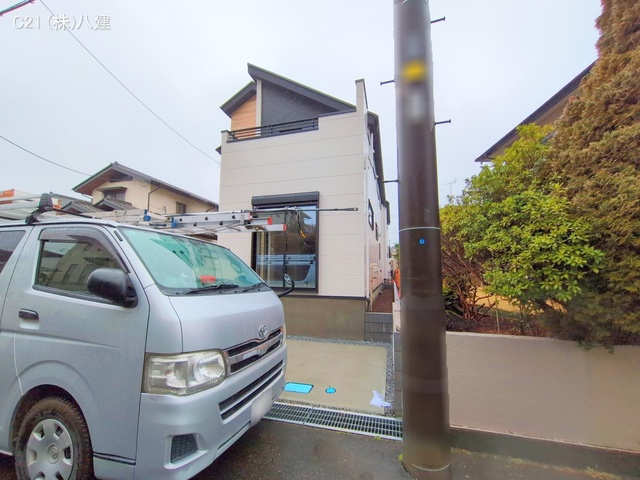 千葉県柏市松葉町６丁目の未入居 戸建て外構写真 2025年3月4日撮影