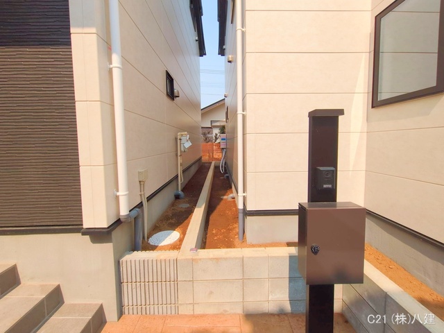 千葉県柏市松葉町６丁目の未入居 戸建て完成写真 2025年3月25日撮影