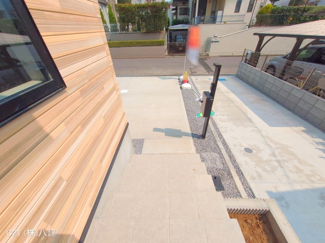 千葉県柏市松葉町６丁目の未入居 戸建て完成写真 2025年3月25日撮影