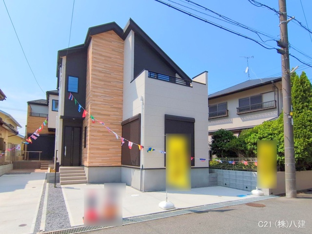 千葉県柏市松葉町６丁目の未入居 戸建て完成写真 2025年8月26日撮影