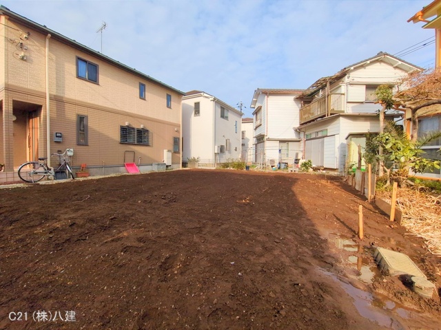 千葉県柏市松ケ崎の新築戸建て更地・土地写真 2025年3月10日撮影