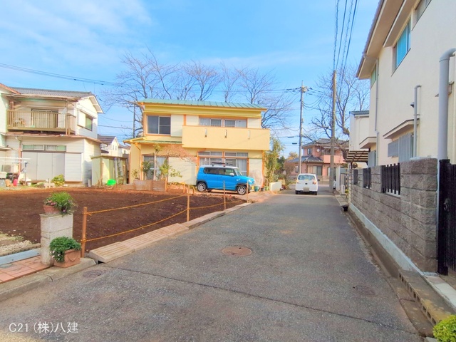 千葉県柏市松ケ崎の新築戸建て更地・土地写真 2025年3月10日撮影