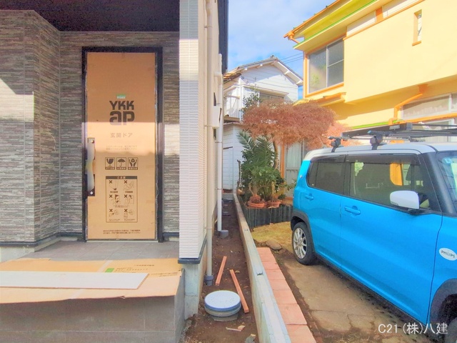 千葉県柏市松ケ崎の新築戸建て外構写真 2025年12月15日撮影