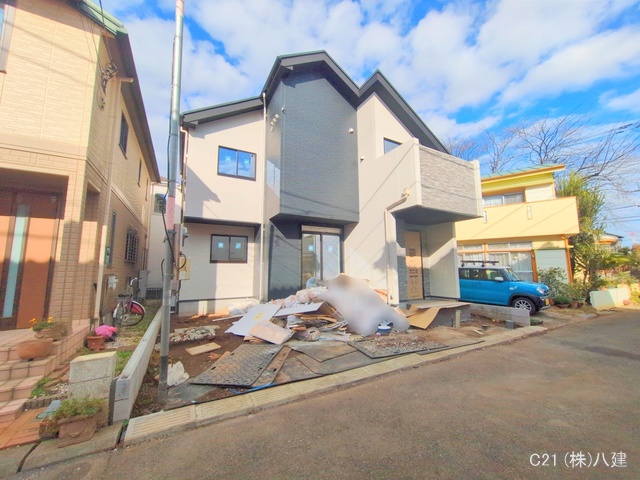 千葉県柏市松ケ崎の新築戸建て外構写真 2025年12月15日撮影