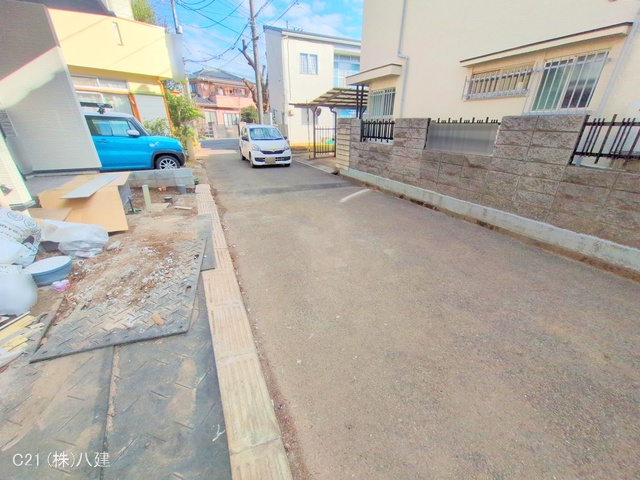 千葉県柏市松ケ崎の新築戸建て外構写真 2025年12月15日撮影