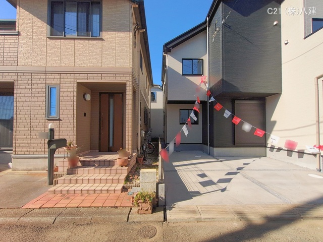 千葉県柏市松ケ崎の新築戸建て完成写真 2026年1月12日撮影