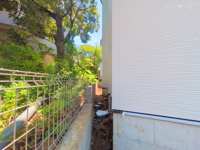 千葉県松戸市松戸の新築戸建て外構写真 2025年7月28日撮影