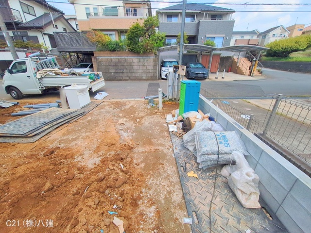 千葉県松戸市幸田１丁目の新築戸建て外構写真 2025年8月25日撮影