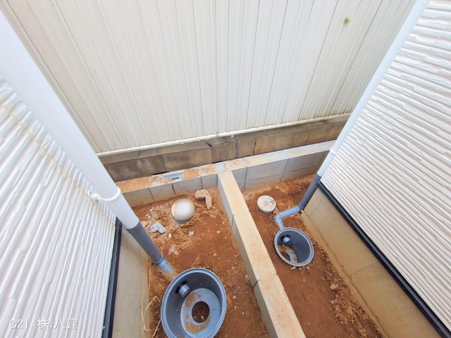 千葉県松戸市幸田１丁目の新築戸建て外構写真 2025年8月25日撮影