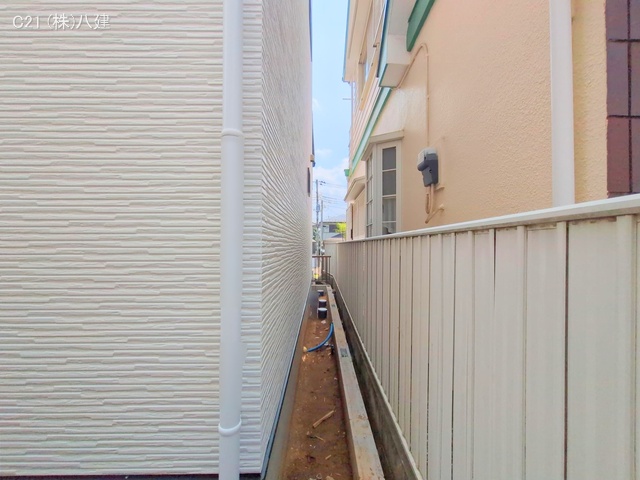 千葉県松戸市幸田１丁目の新築戸建て外構写真 2025年8月25日撮影