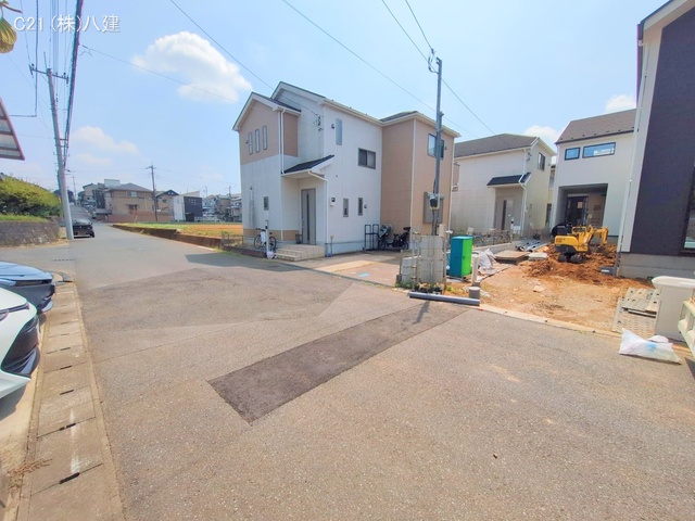 千葉県松戸市幸田１丁目の新築戸建て外構写真 2025年8月25日撮影