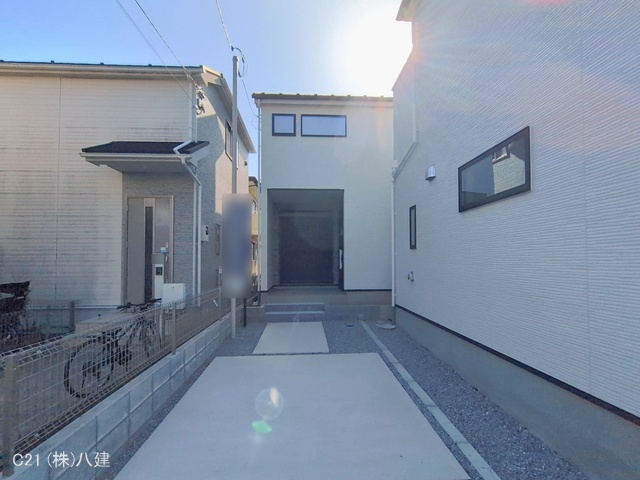千葉県松戸市幸田１丁目の新築戸建て完成写真 2026年1月26日撮影