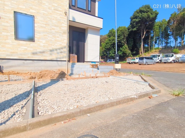 千葉県流山市大字北の新築戸建て外構写真 2025年8月26日撮影