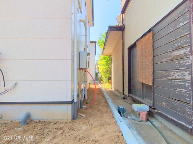 千葉県流山市大字北の新築戸建て外構写真 2025年8月26日撮影