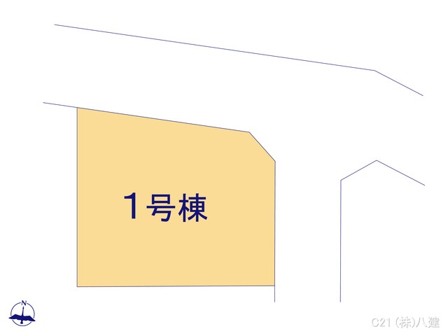 千葉県流山市大字北の新築戸建て全体区画図 ※図面と異なる場合は現況を優先