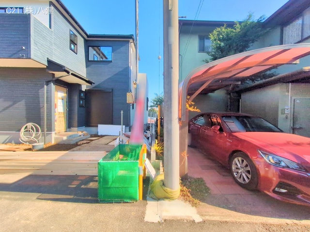 千葉県松戸市東平賀の新築戸建て外構写真 2025年11月19日撮影