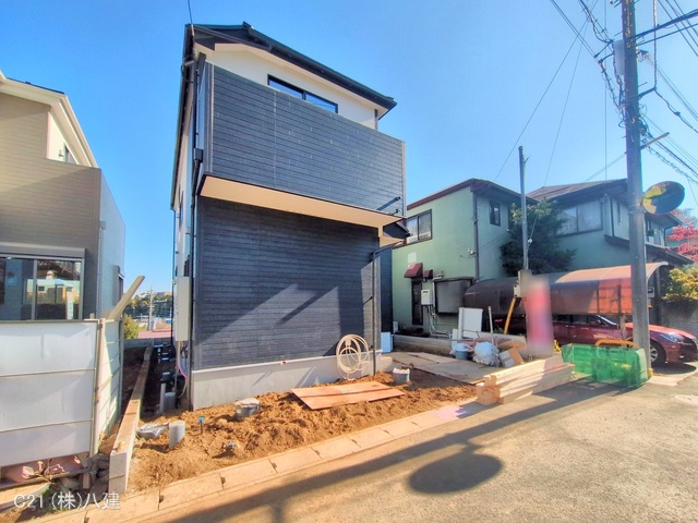 千葉県松戸市東平賀の新築戸建て外構写真 2025年11月19日撮影